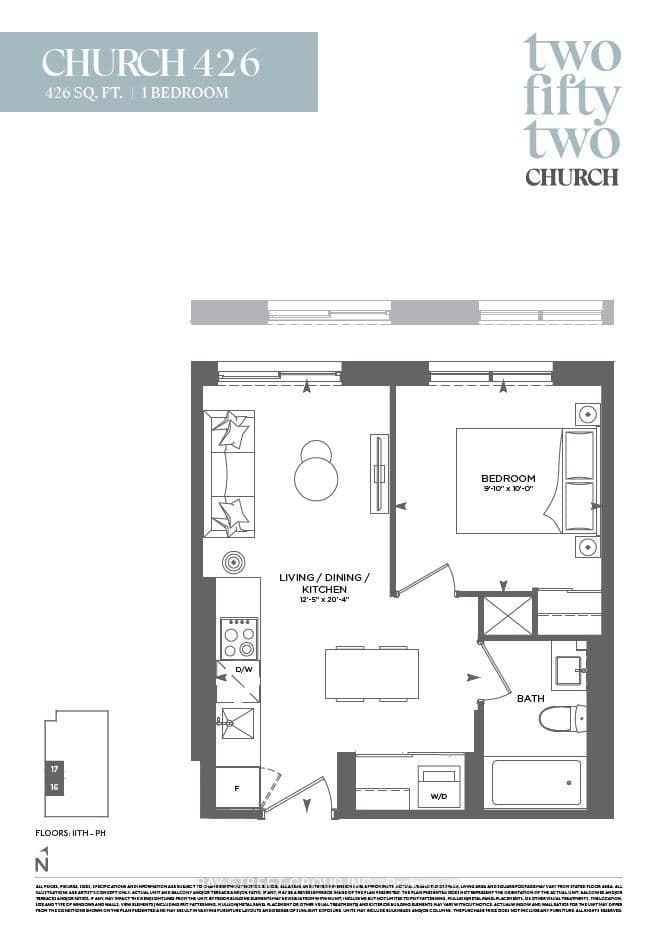 252 Church Street, Unit 1117