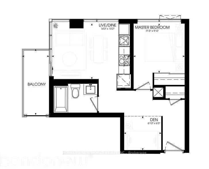 280 Dundas Street W, Unit 2002