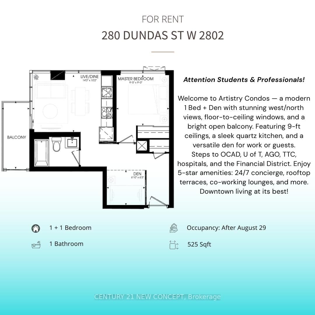 280 Dundas Street W, Unit 2802