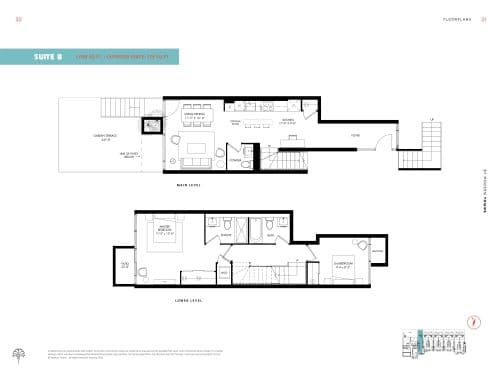 Suite B floor plan