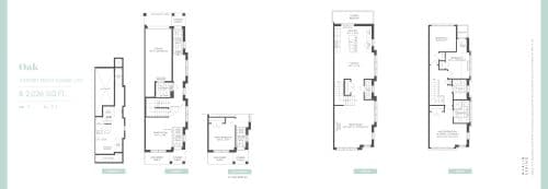 Oak floor plan