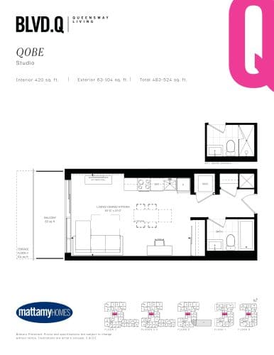 Q0BE floor plan