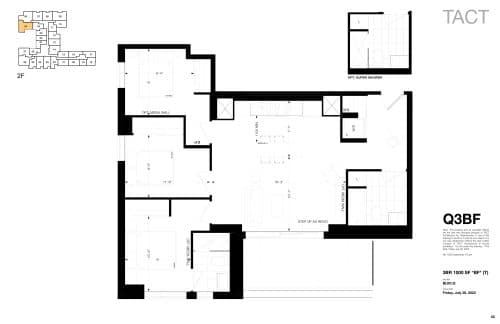 Q3BF (Terrace) floor plan