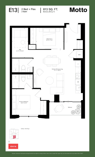 E13 floor plan