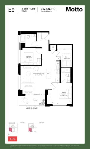 E9 floor plan