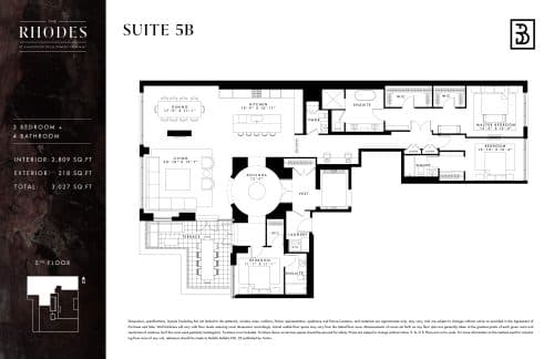 Suite 5B floor plan