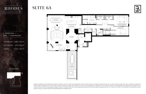 Suite 6A floor plan