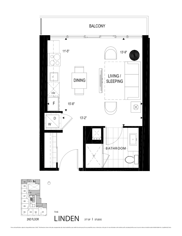 something Floor Plan at Tresah East Condos - 123 sq.ft