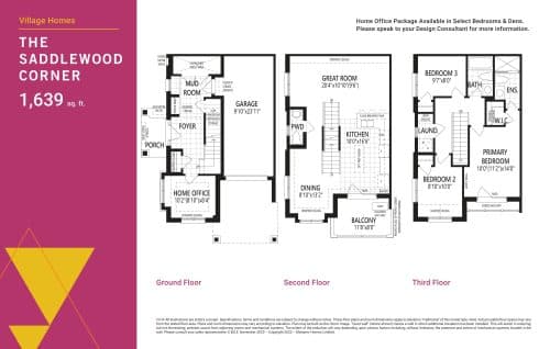 The Saddlewood Corner floor plan