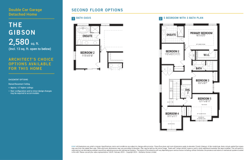 The Gibson (2nd Floor Option) floor plan