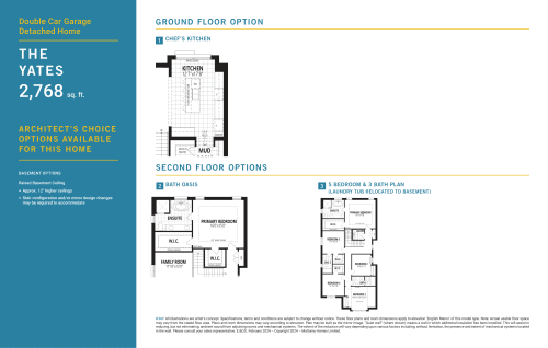 The Yates (Ground/2nd Floor Option) floor plan