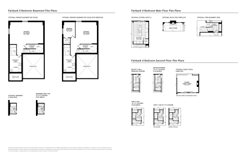 36' Fairbank 4BD - Optional Plans floor plan