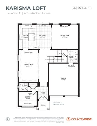 Karisma Loft - Elevation A floor plan