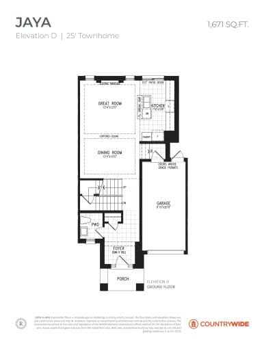 Jaya - Elevation D floor plan