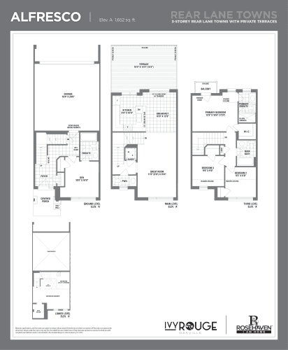 Alfresco floor plan
