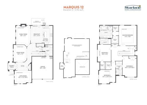 Marquis 12 Elevation 2 floor plan