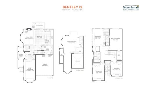 Bentley 12 Elevation 1 floor plan
