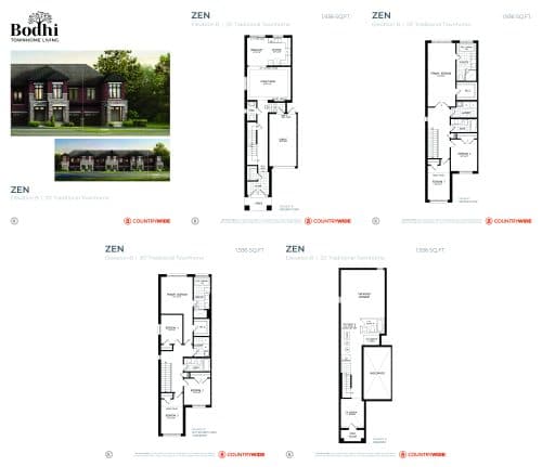 Zen (Elevation B) floor plan