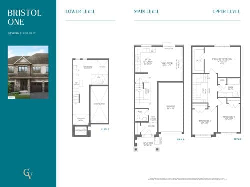 Bristol One - Elevation E floor plan