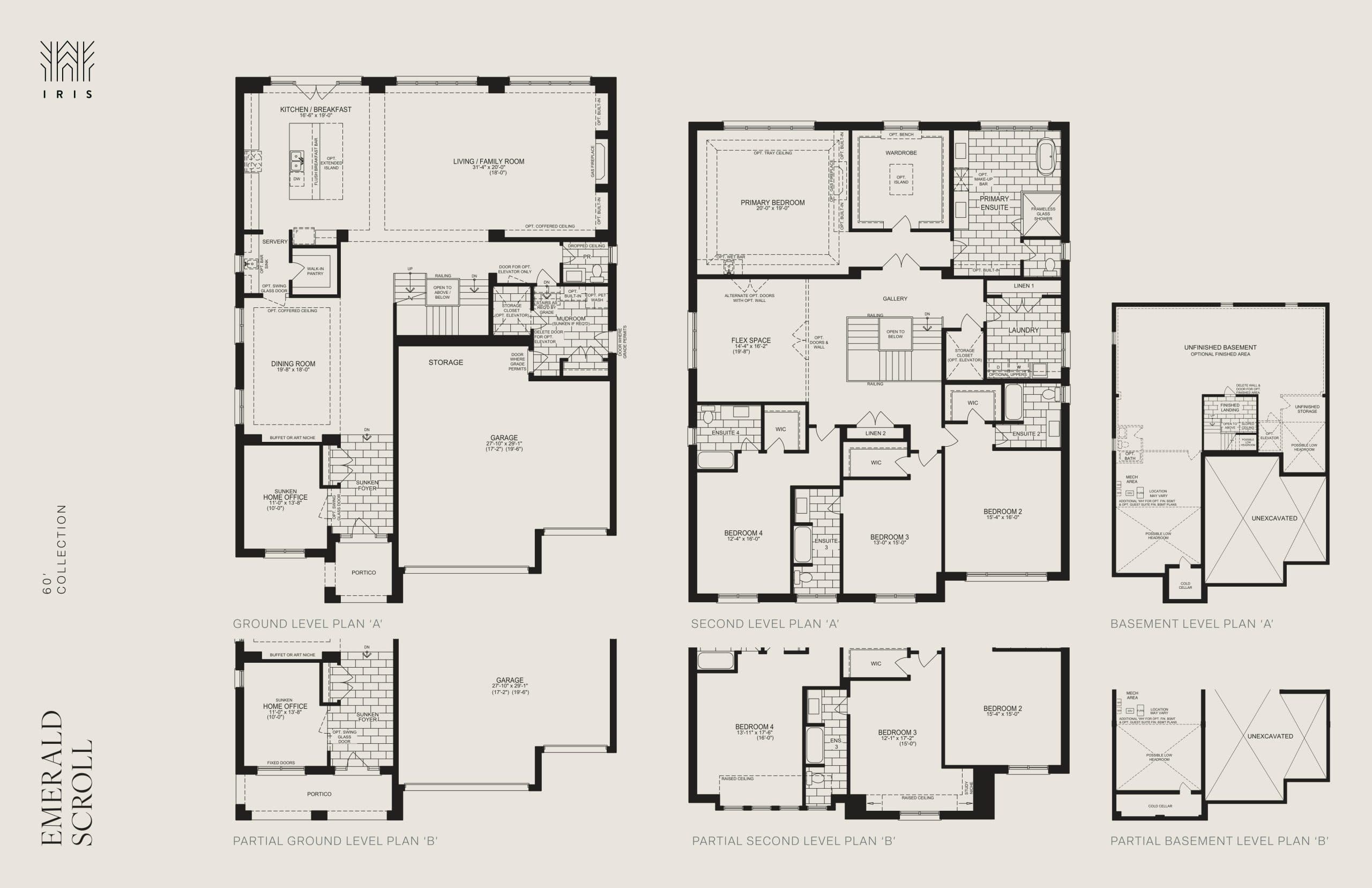 Emerald Scroll (2/2) Floor Plan at Iris by Acorn - 5615 sq.ft