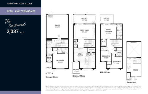 The Eastwood floor plan