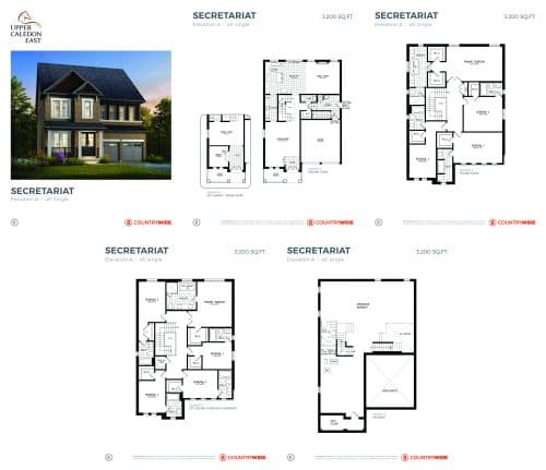 Secretariat (Elevation A) floor plan