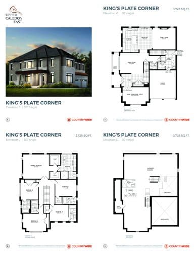King's Plate Corner (Elevation C) floor plan