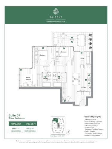 Suite 07 - Upper House Collection (East Tower) floor plan