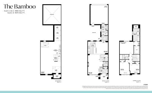 The Bamboo (Courtyard Towns) floor plan