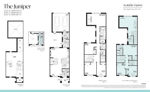 The Juniper (Courtyard Towns) floor plan
