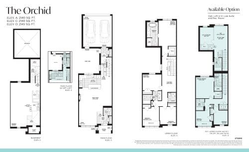 The Orchid (Courtyard Towns) floor plan