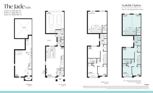 The Jade (End) (Courtyard Towns) floor plan