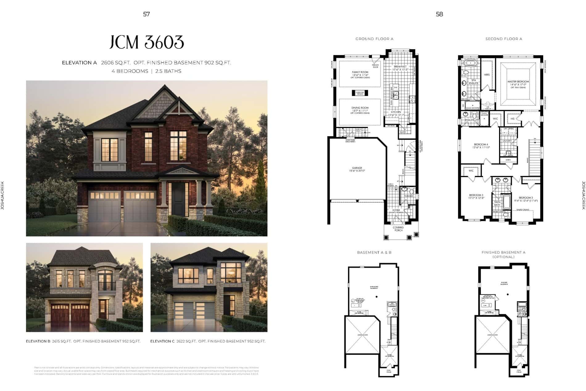 JCM 3603 Floor Plan at Joshua Creek Montage - Single Family Homes by Primont Homes - 2602 sq.ft